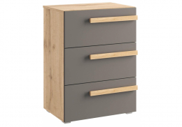 Комод Чернин дуб вотан / графит (60x39,9x77)