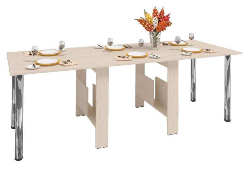 Стол деревянный СтК22 223,4х86,4х74 дуб молочный (86,4x74). 