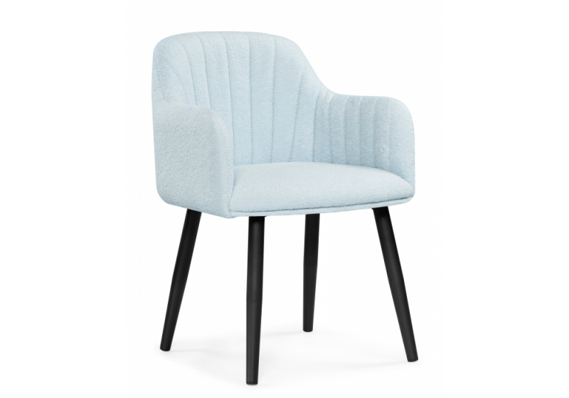 Стул на металлокаркасе Халли lamb 17 / черный (62x62x85). 